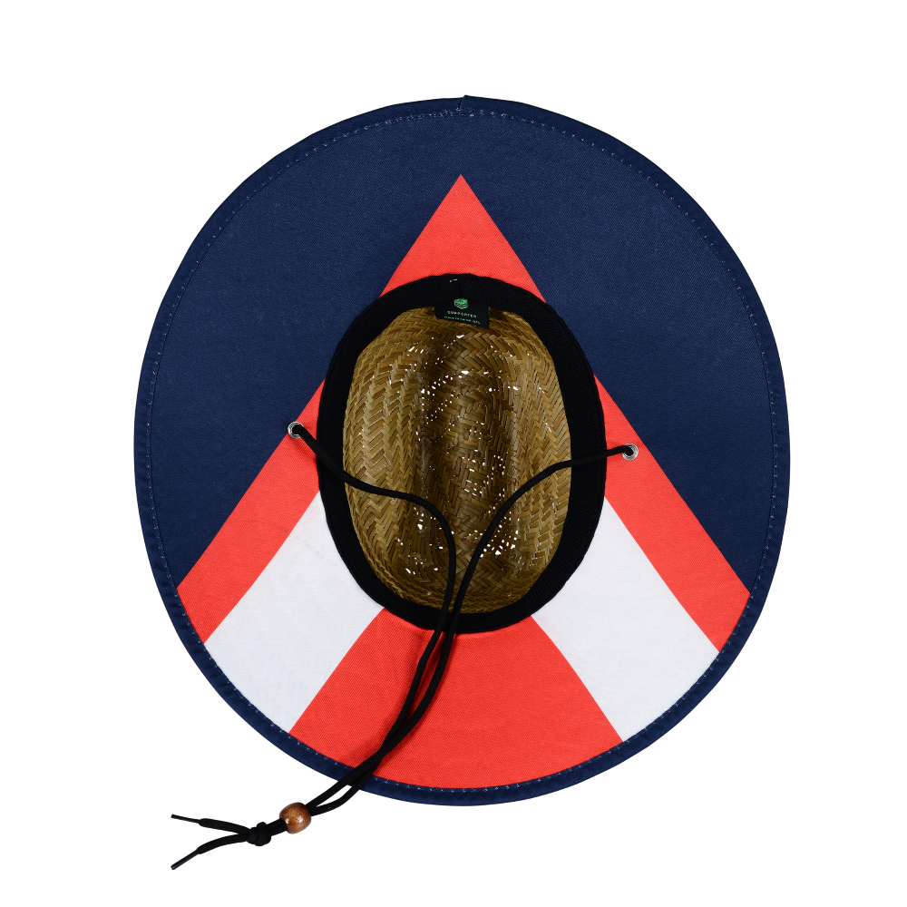 Roosters Adult Retro Straw Hat