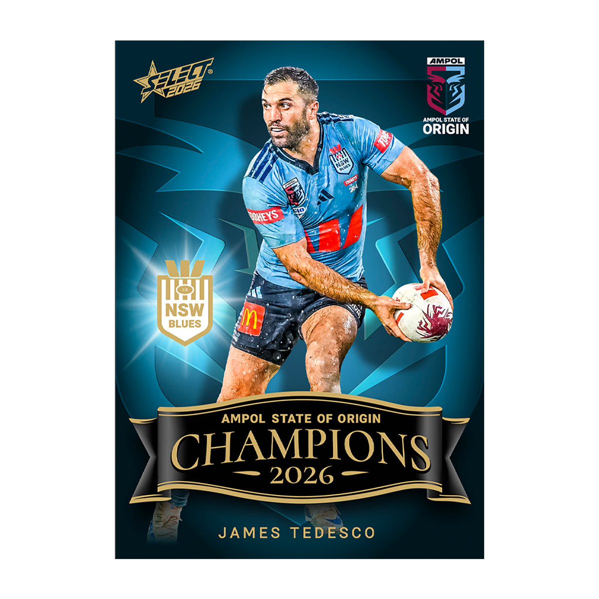 NSW Blues State of Origin 2026 Mens Champion Card Set - Pre-Order