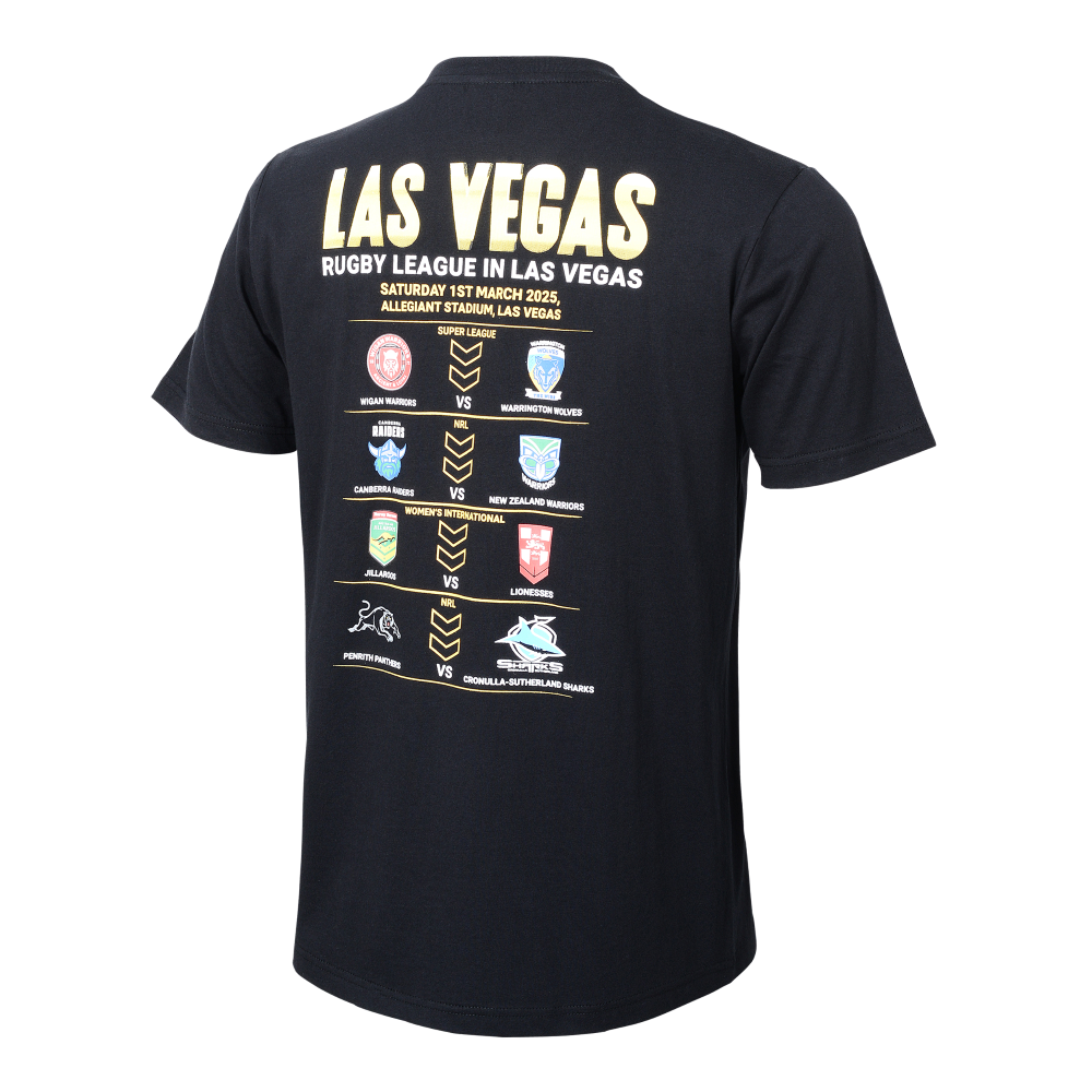 NRL Adults Las Vegas 2025 Neon T-Shirt