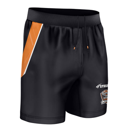 Wests Tigers 2024 Youth Players Gym Shorts