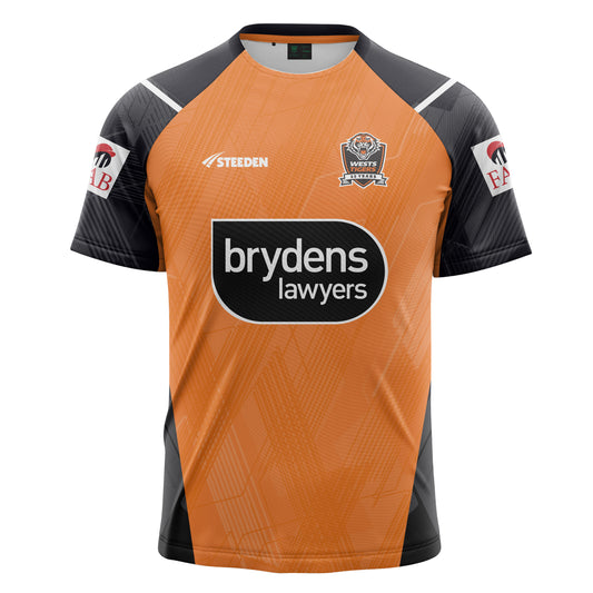 Wests Tigers 2024 Youth Players Replica Training Tee