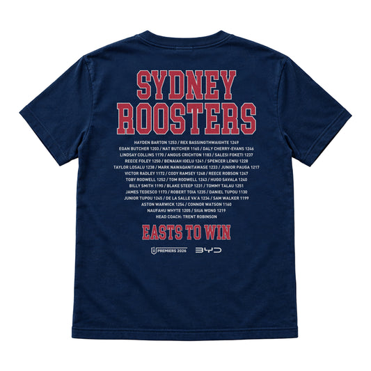 Sydney Roosters Mens 2026 Adidas Premiership Tee - Pre-Order - View 2