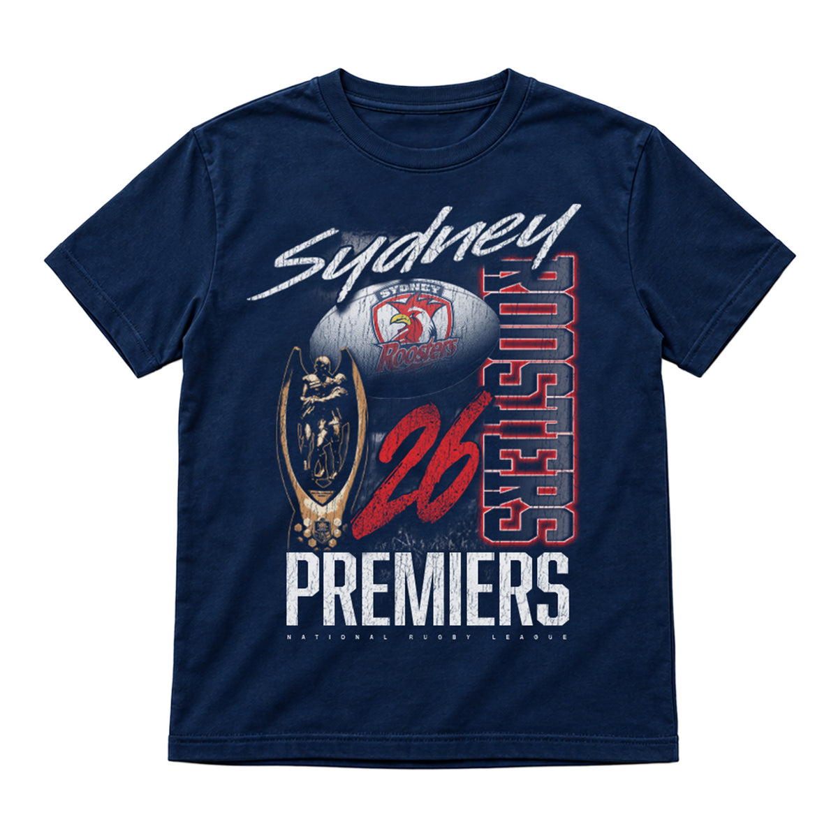 Sydney Roosters Mens 2026 Premiership Tee - Pre-Order