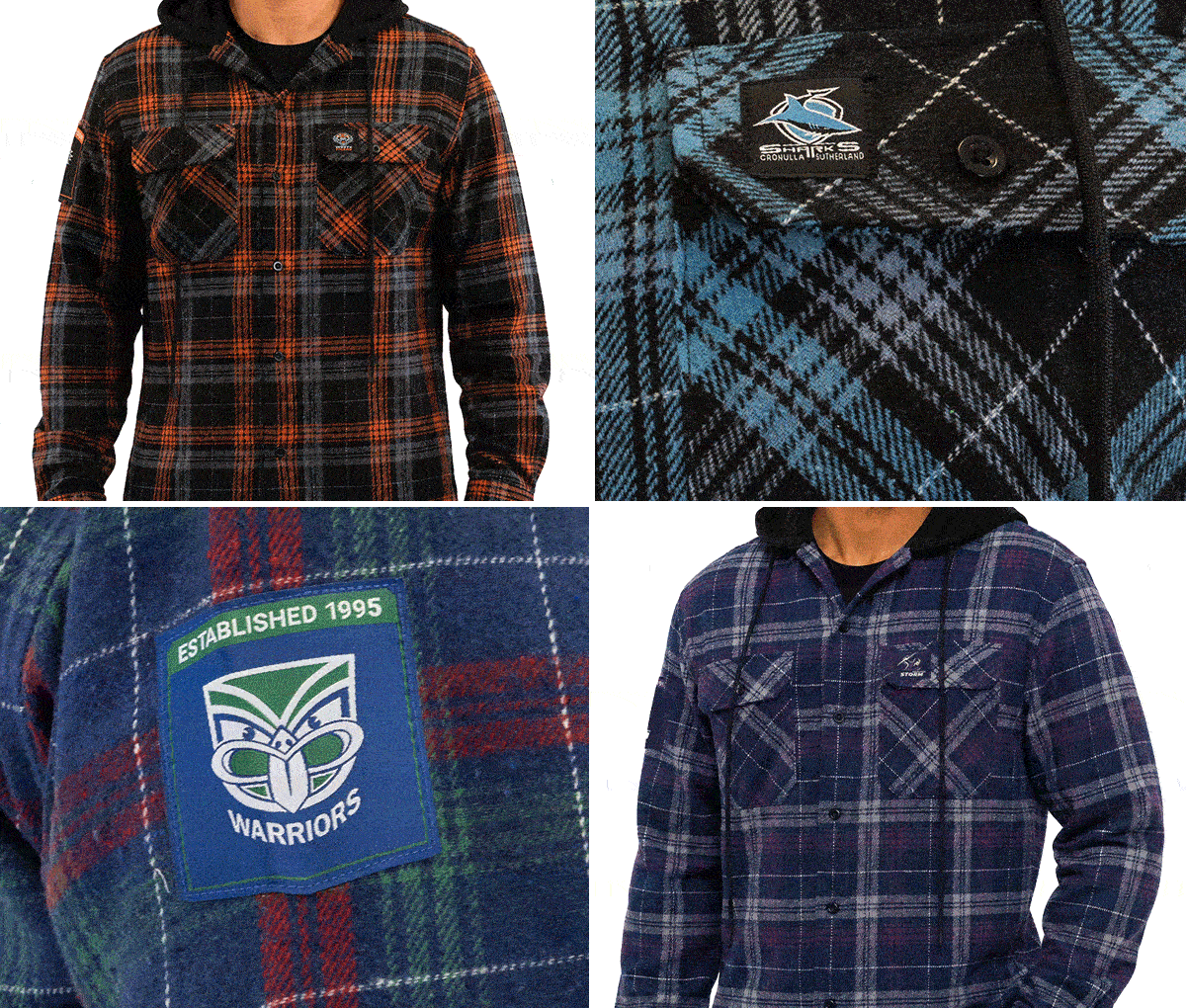 Nrl flannel shirts