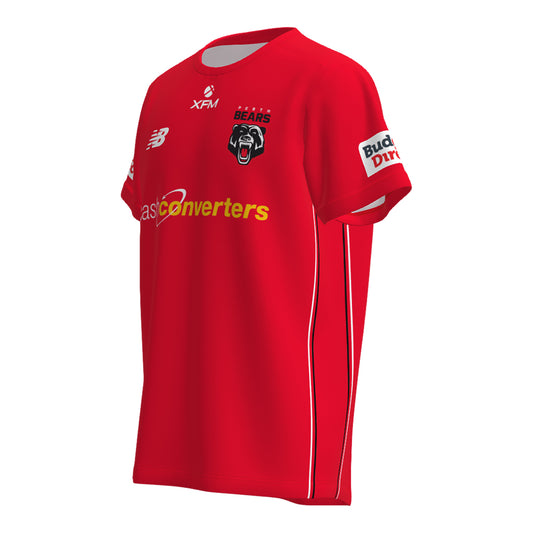 Perth Bears Mens Training Tee Ss Red - View 2