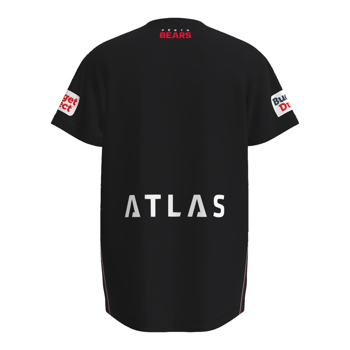Perth Bears Mens Training Tee Ss Black
