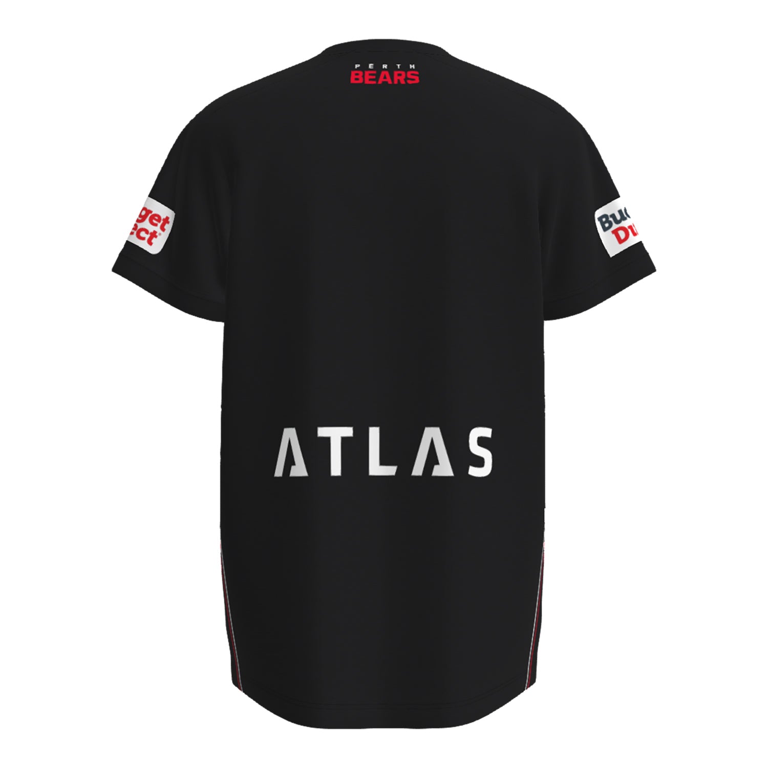 Perth Bears Mens Training Tee Ss Black - View 2