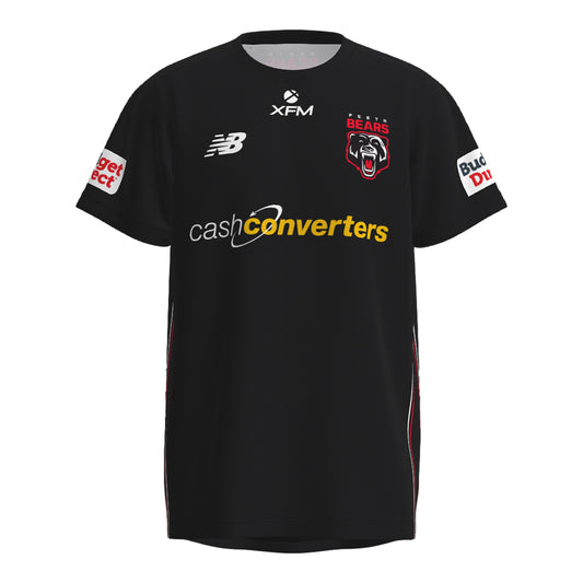Perth Bears Mens Training Tee Ss Black - View 1