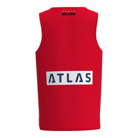Perth Bears Mens Training Singlet Red