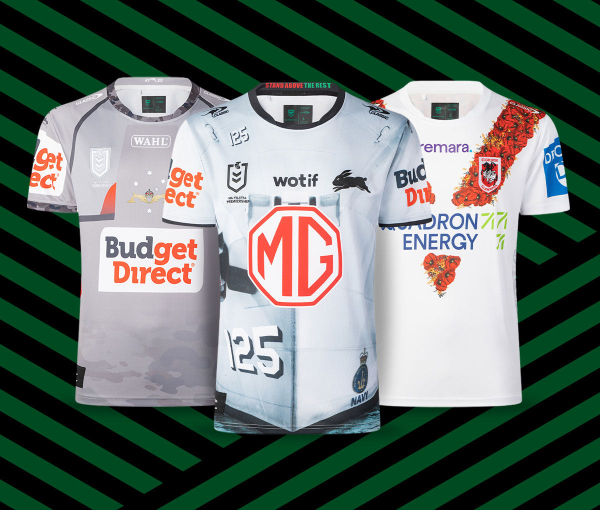 Nrl anzac round jerseys