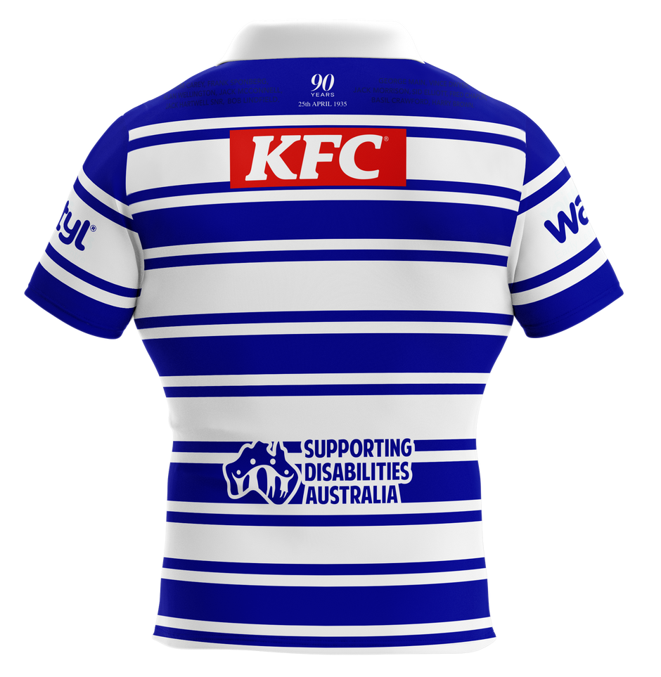 Maillot De Rugby Vintage Canterbury Bankstown Bulldogs, Australie, Taille 12 Ans