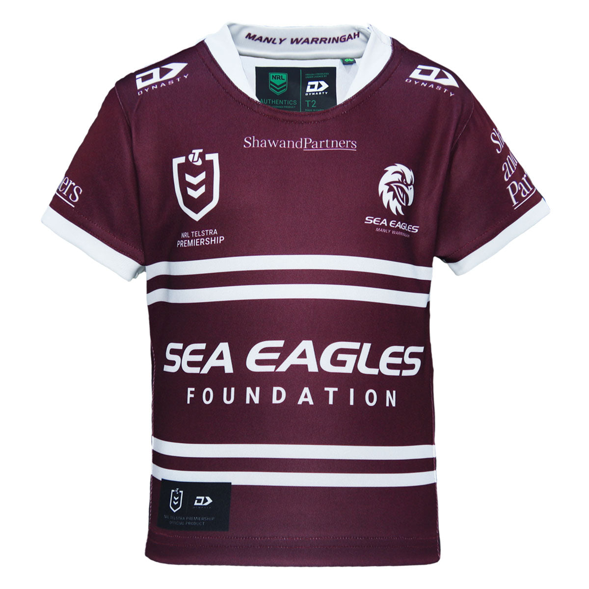 ManlyWarringah Sea Eagles 2024 Toddler Replica Home Jersey NRL Shop