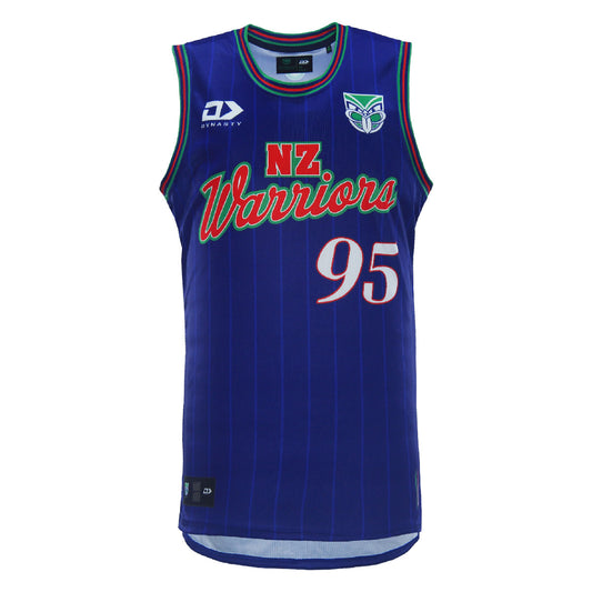 New Zealand Warriors 2024 Mens Basketball Singlet