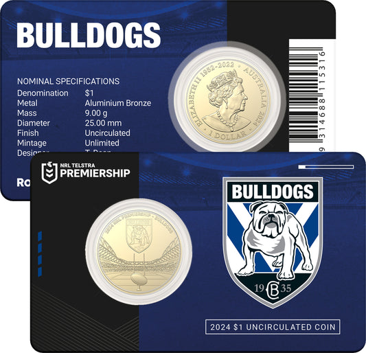 Canterbury-Bankstown Bulldogs Coin In Card