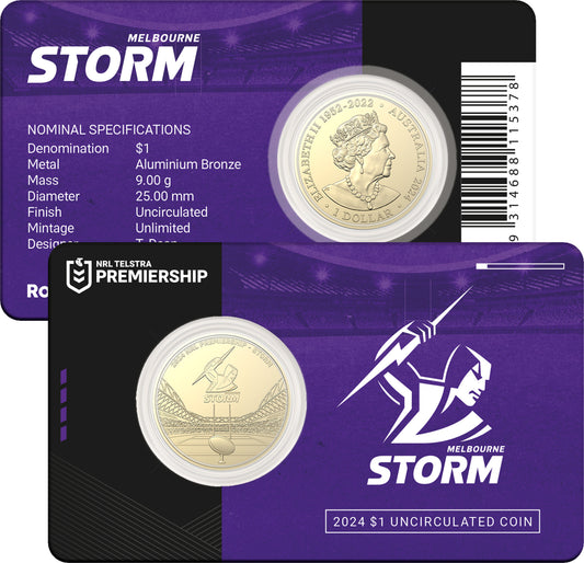 Melbourne Storm Coin In Card