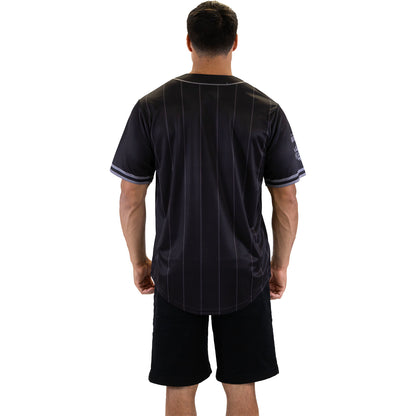 Canberra Raiders Adult Blackout Baseball Shirt - View 4