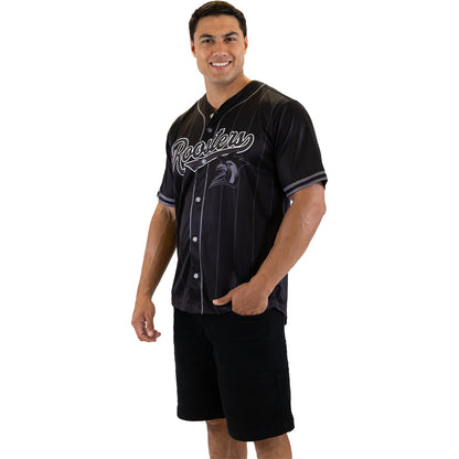 Sydney Roosters Adult Blackout Baseball Shirt - View 3