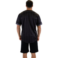 Cronulla-Sutherland Sharks Adult Blackout Baseball Shirt
