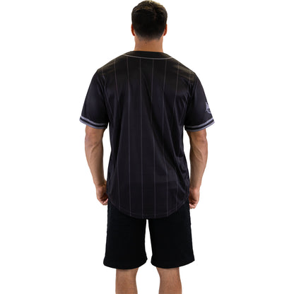 Cronulla-Sutherland Sharks Adult Blackout Baseball Shirt - View 4