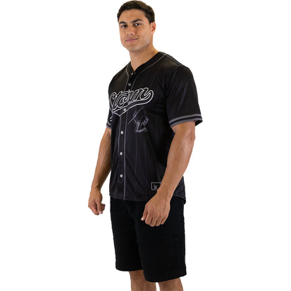 Melbourne Storm Adult Blackout Baseball Shirt - View 3