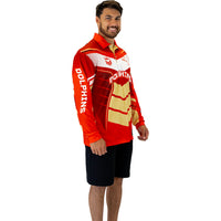 Dolphins Cyber Fishing Shirt Mens