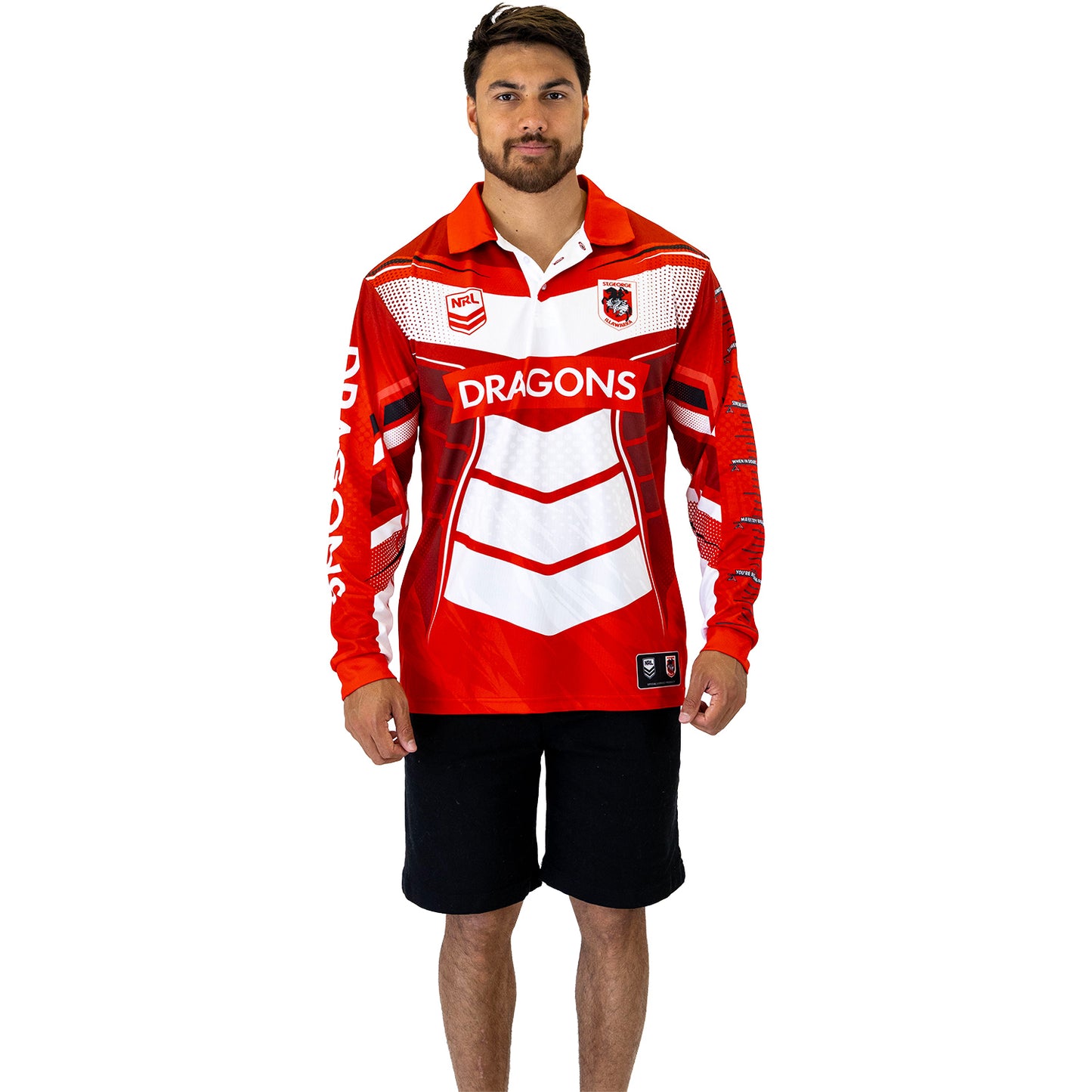 Dragons Cyber Fishing Shirt Mens