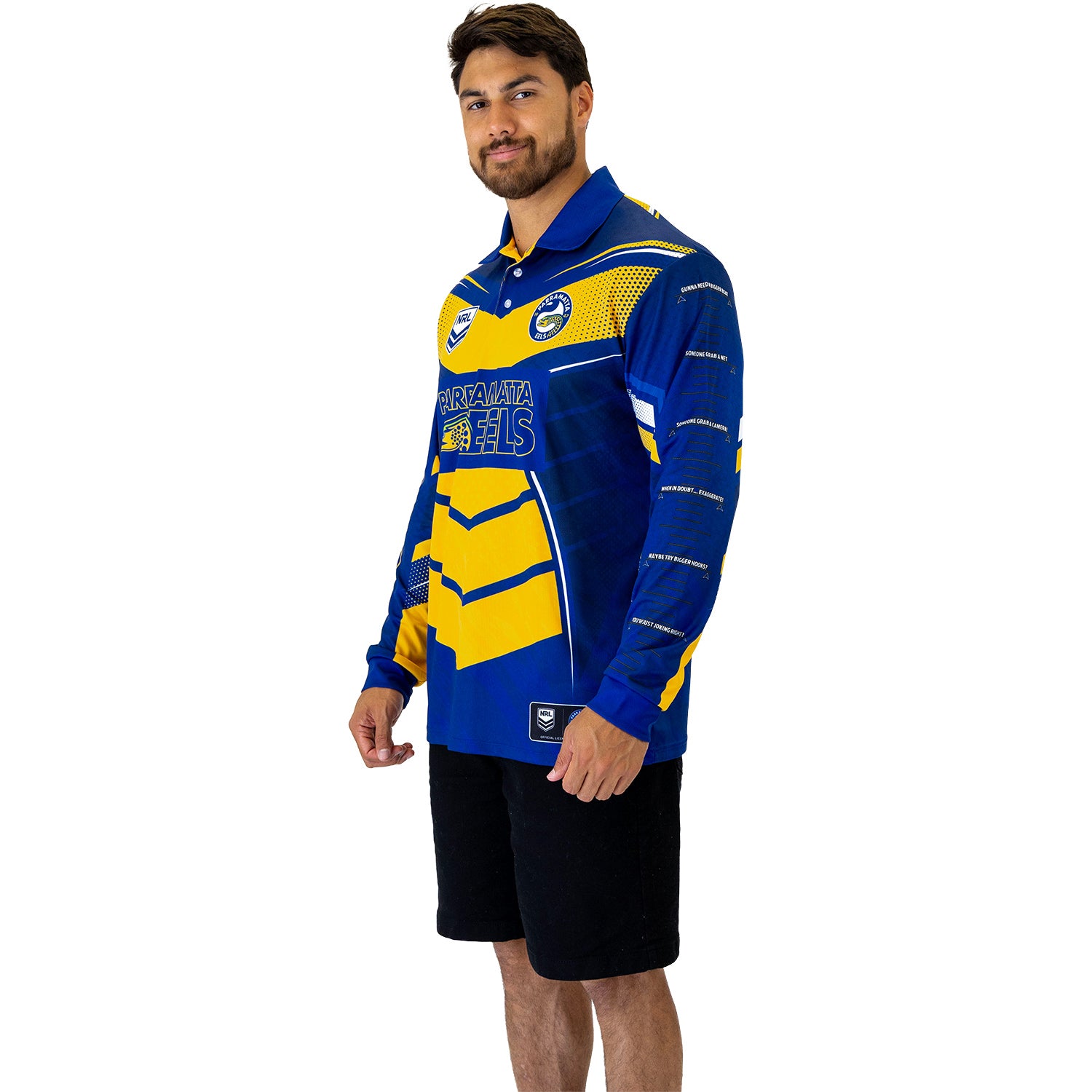 Eels Cyber Fishing Shirt Mens - View 2