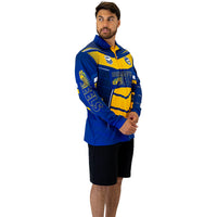 Eels Cyber Fishing Shirt Mens