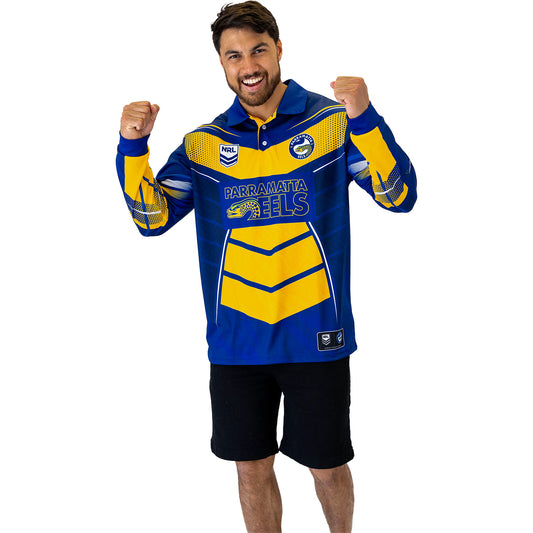 Eels Cyber Fishing Shirt Mens - View 1