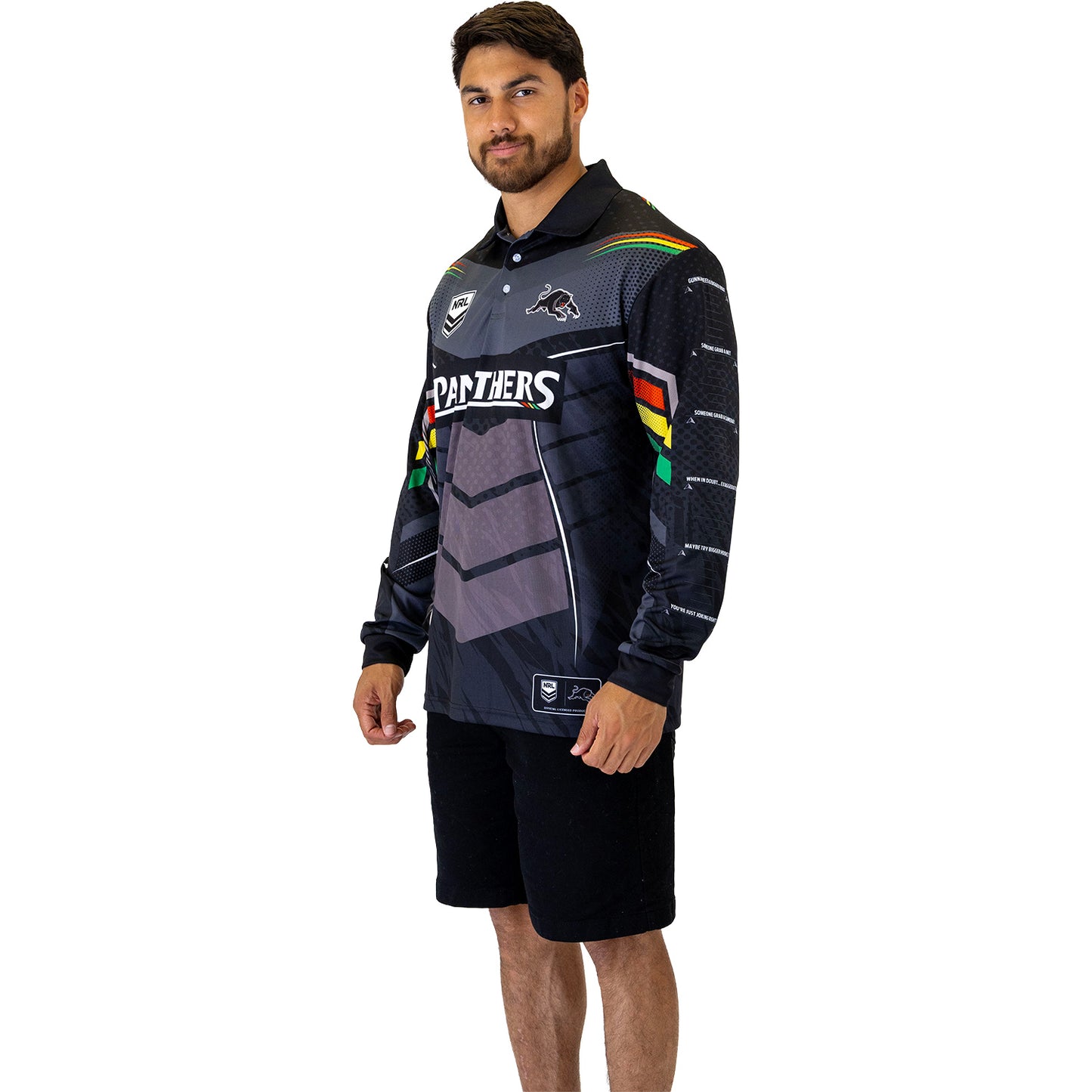 Panthers Cyber Fishing Shirt Mens