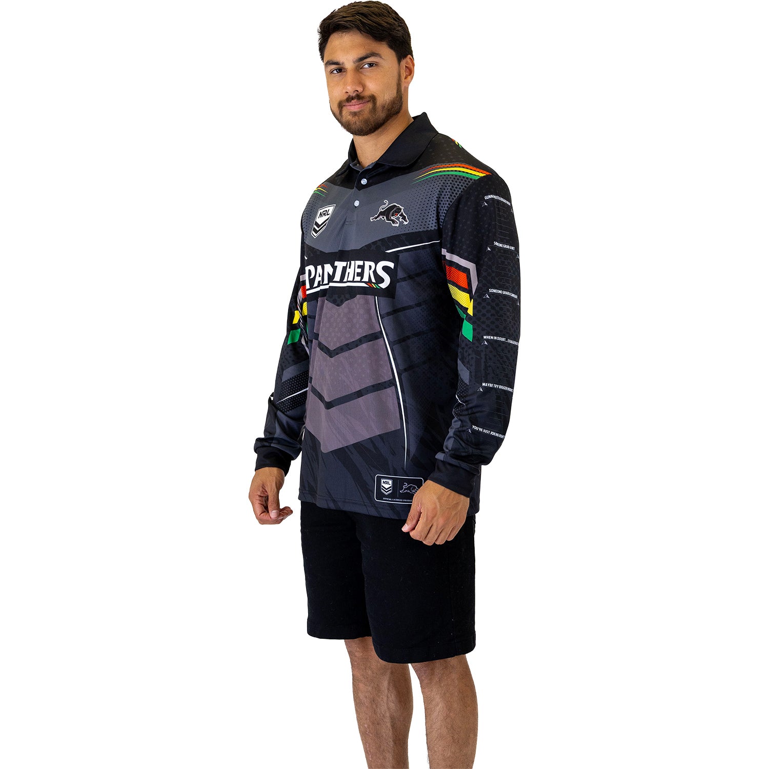 Panthers Cyber Fishing Shirt Mens - View 2