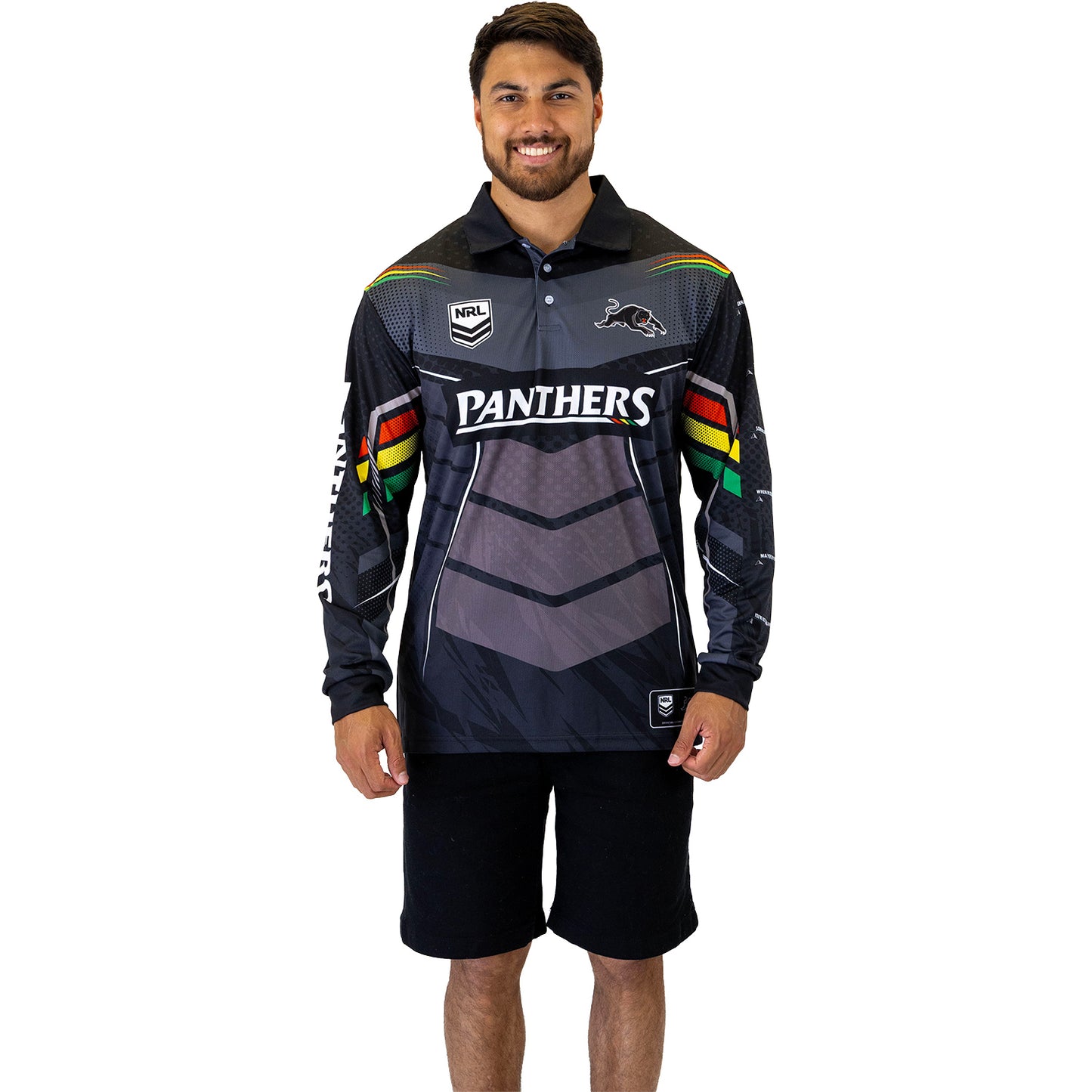 Panthers Cyber Fishing Shirt Mens