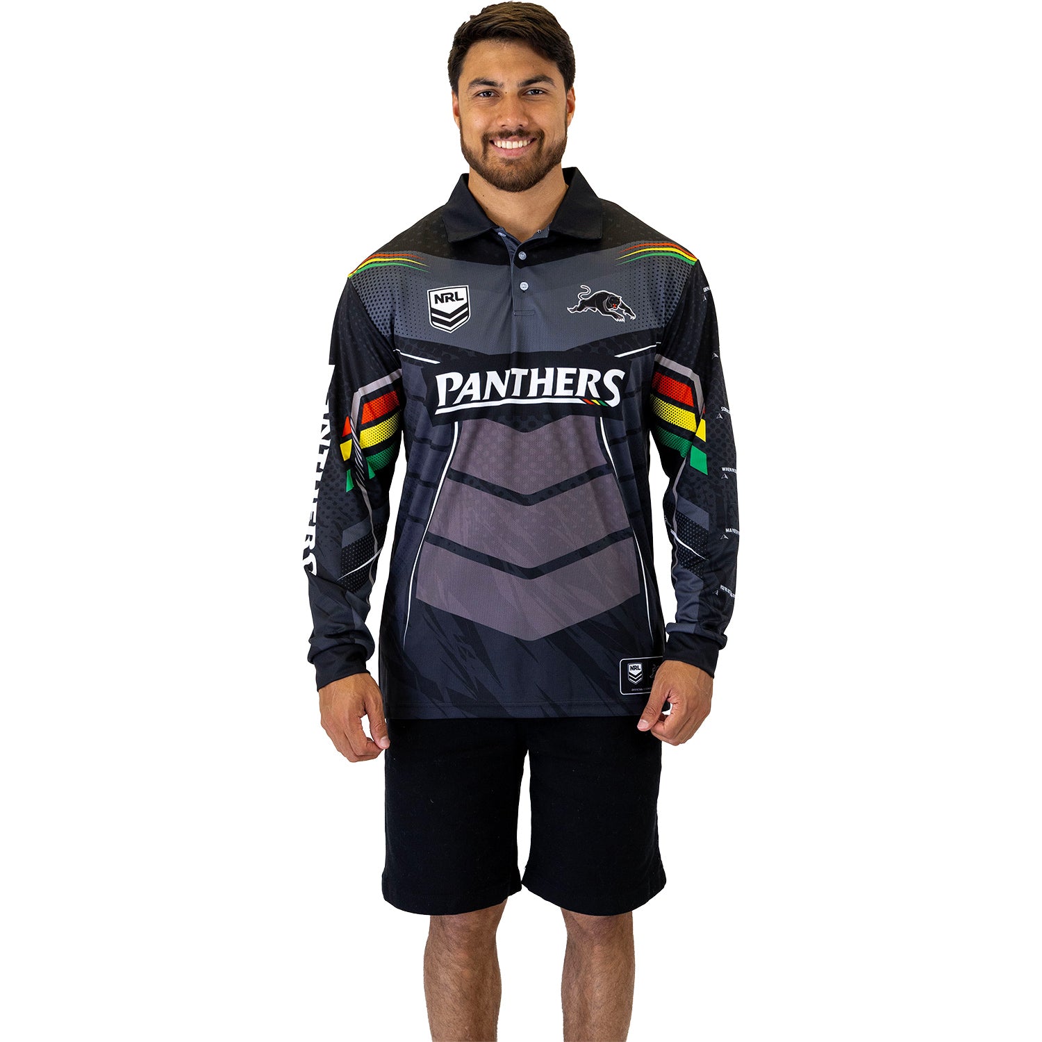 Panthers Cyber Fishing Shirt Mens - View 1