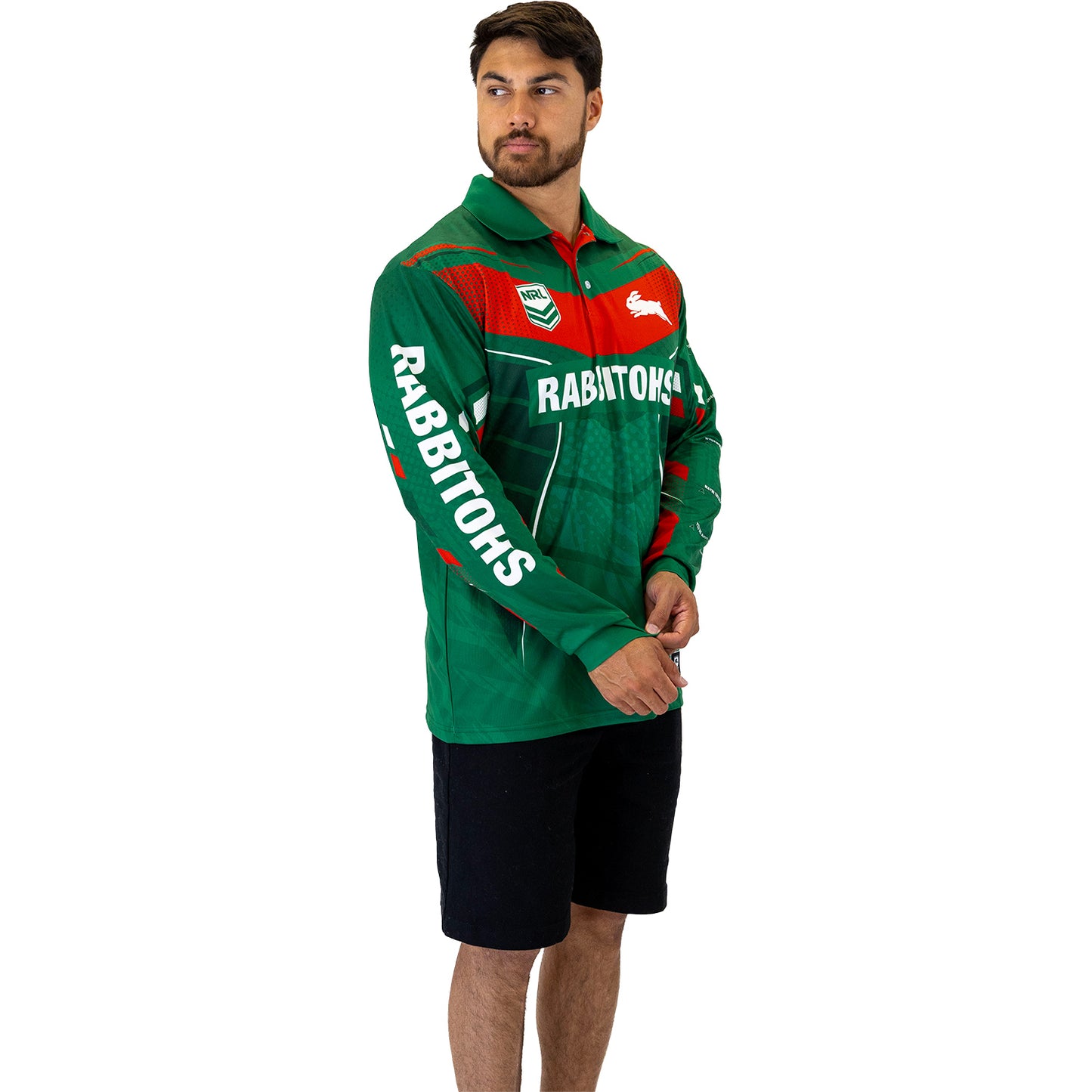 Rabbitohs Cyber Fishing Shirt  Mens
