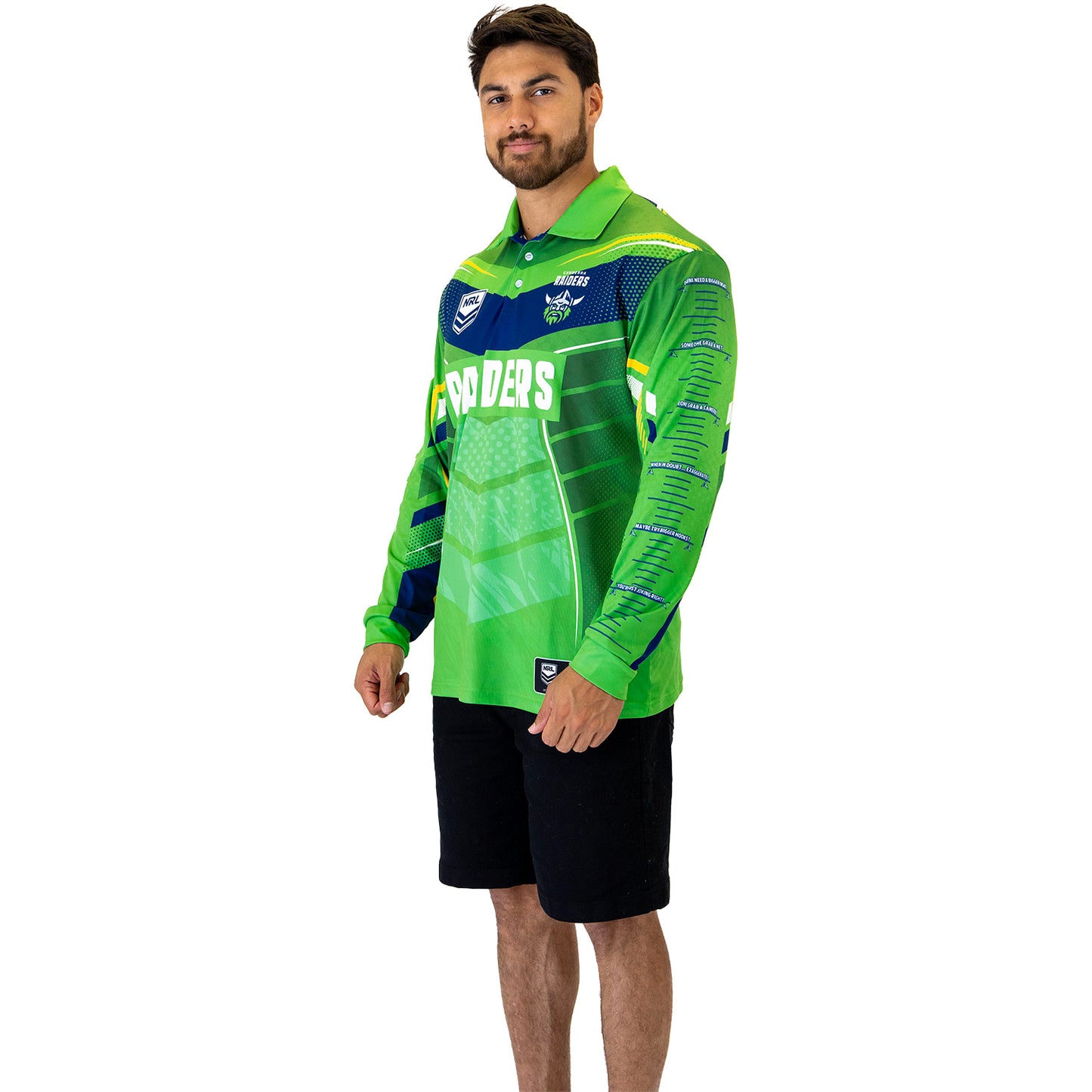 Raiders Cyber Fishing Shirt Mens