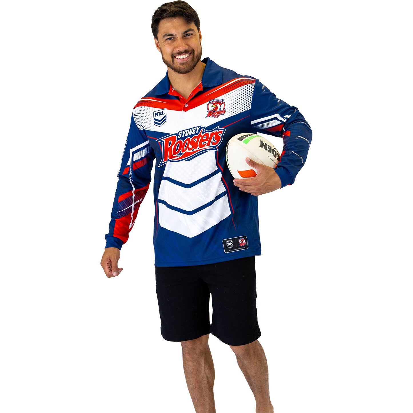 Roosters Cyber Fishing Shirt Mens