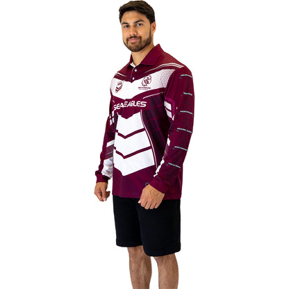 Sea Eagles Cyber Fishing Shirt Mens - View 2