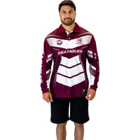 Sea Eagles Cyber Fishing Shirt Mens