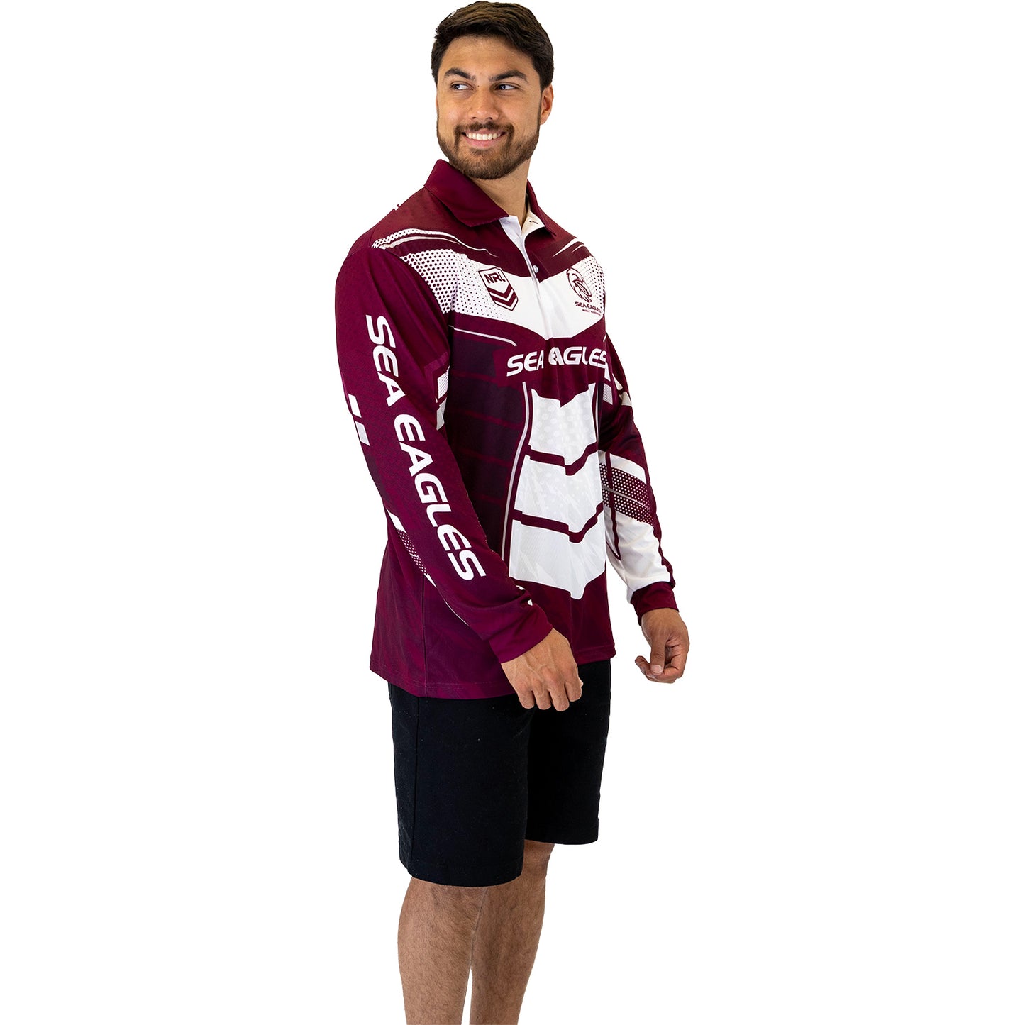 Sea Eagles Cyber Fishing Shirt Mens