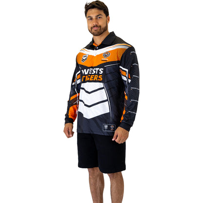 Wests Tigers Cyber Fishing Shirt Mens - View 2