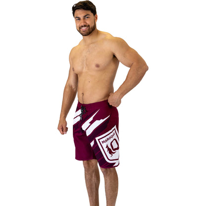 QLD Maroons Mens Ignition Boardies - View 1