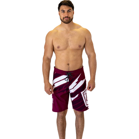 QLD Maroons Mens Ignition Boardies - View 2