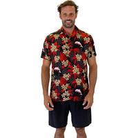 Dolphins Reef Hawaiian Shirt Mens