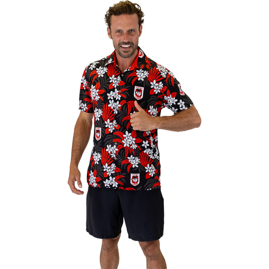 Dragons Reef Hawaiian Shirt Mens - View 1