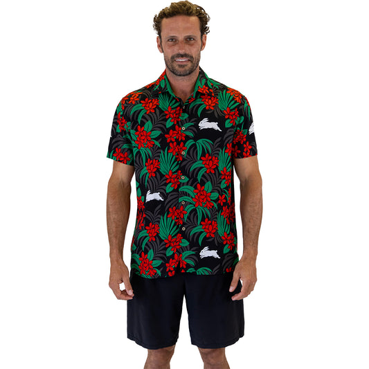 Rabbitohs Reef Hawaiian Shirts  Mens - View 1