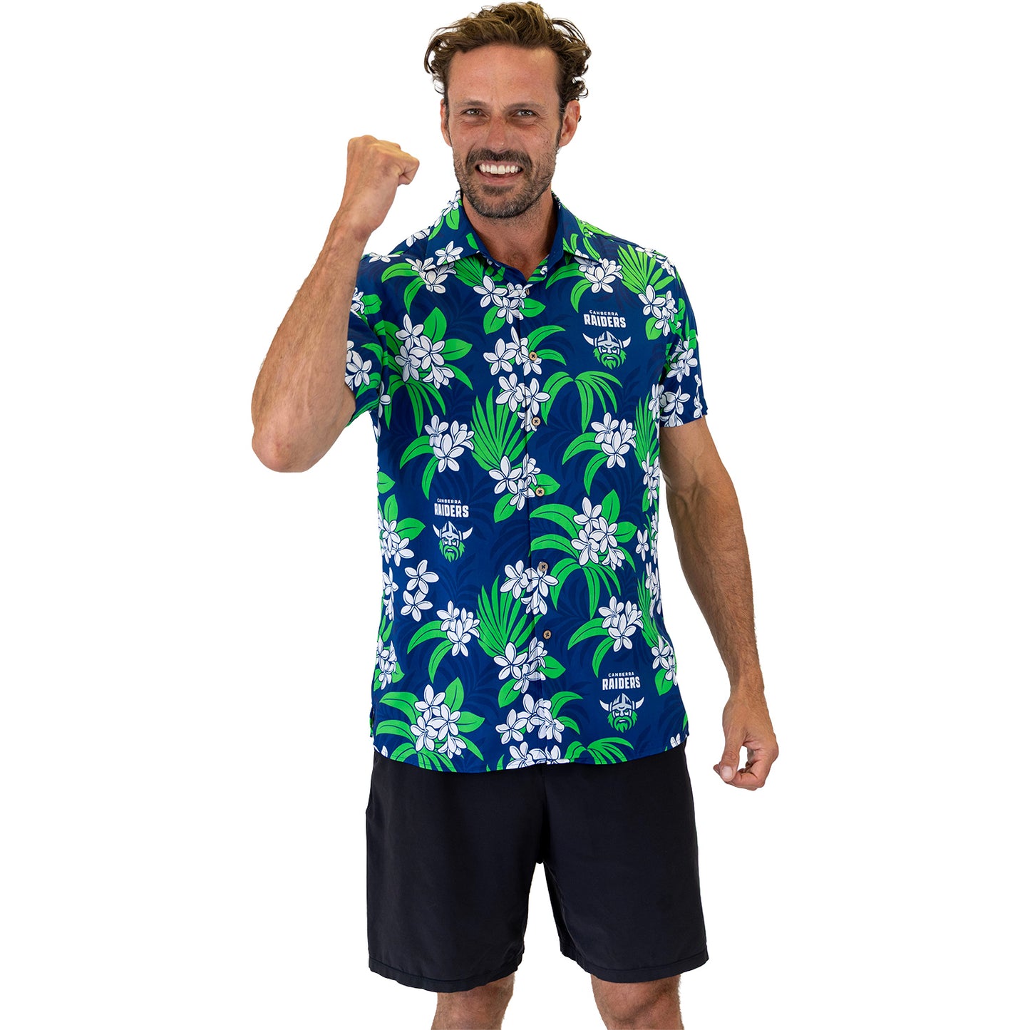 Raiders Reef Hawaiian Shirt Mens