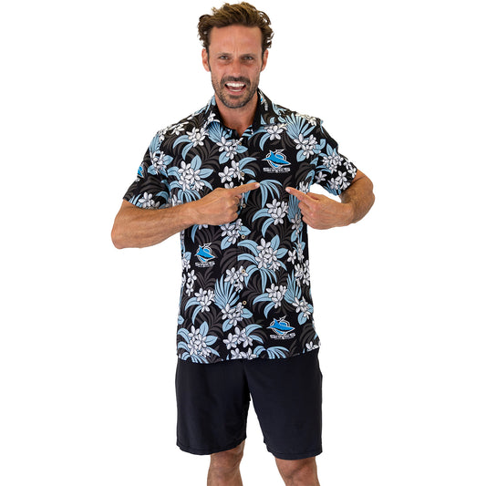 Sharks Reef Hawaiian Shirt Mens - View 1
