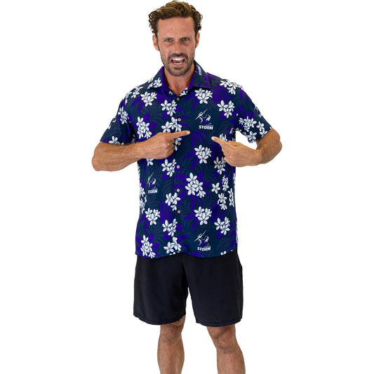 Storm Reef Hawaiian Shirt Mens - View 1