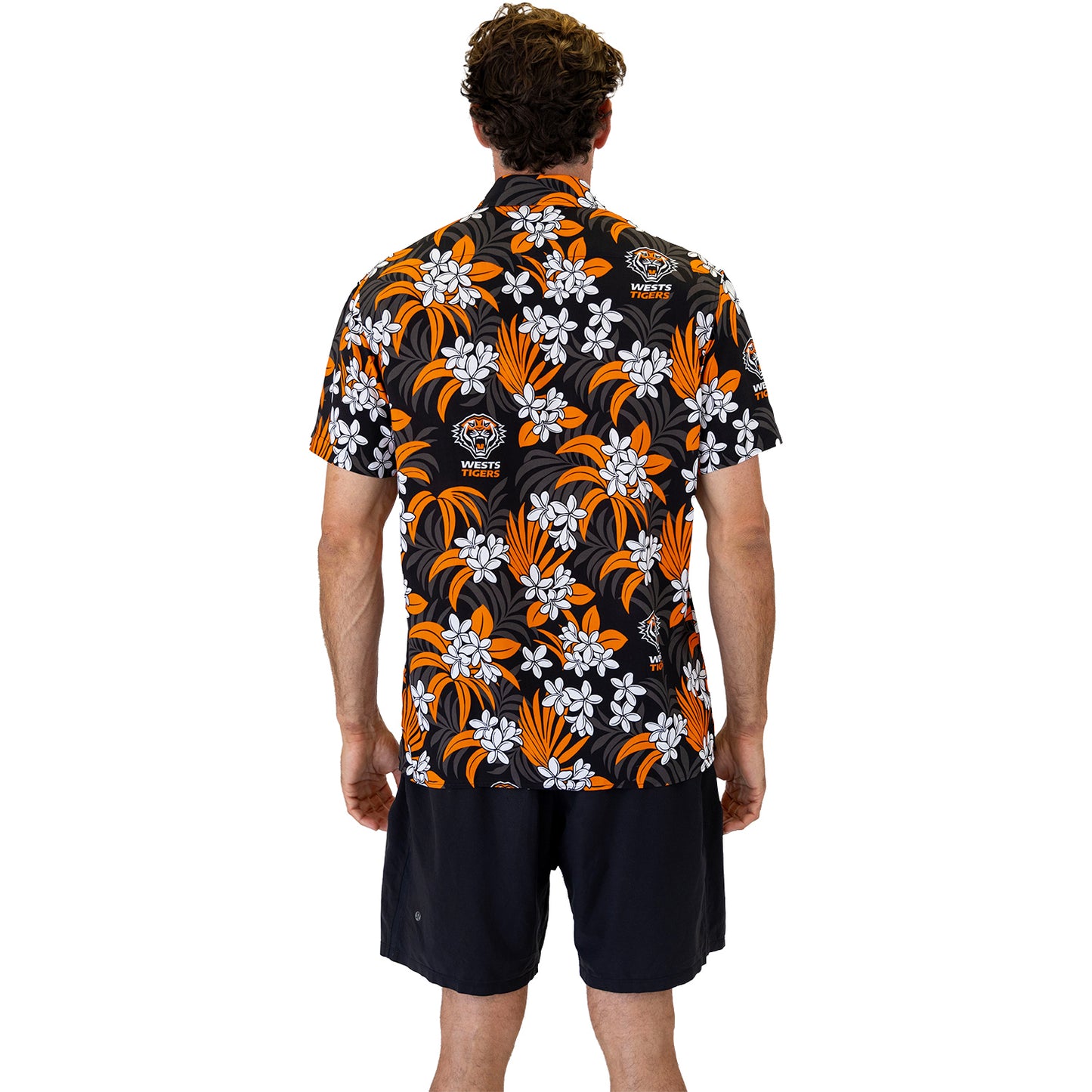 Wests Tigers Reef Hawaiian Shirt Mens
