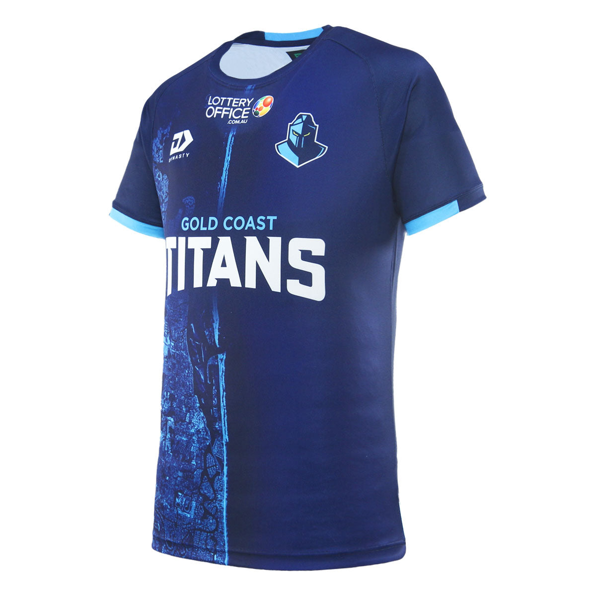 Gold Coast Titans 2025 Mens Warm Up T-Shirt - Main Image